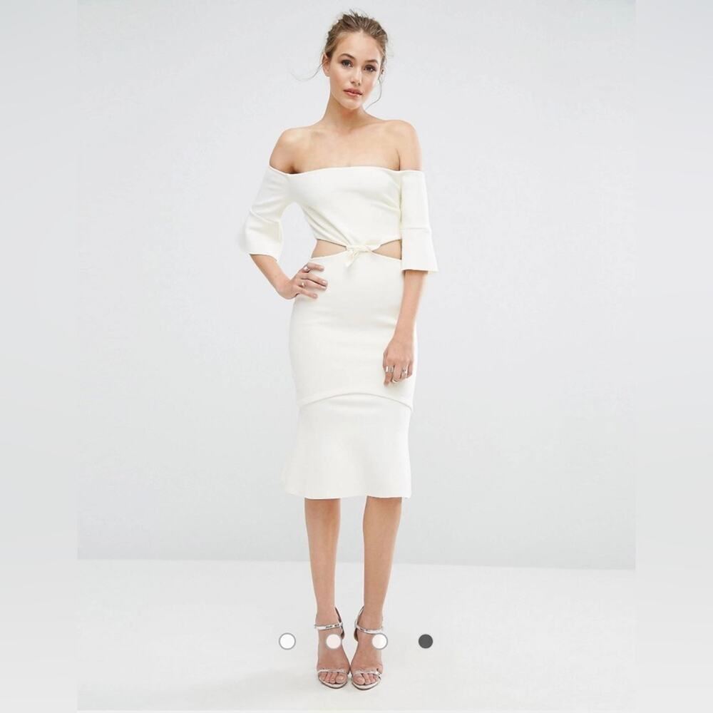 NWT BEC & BRIDGE Gardenia Off The Shoulder Dress